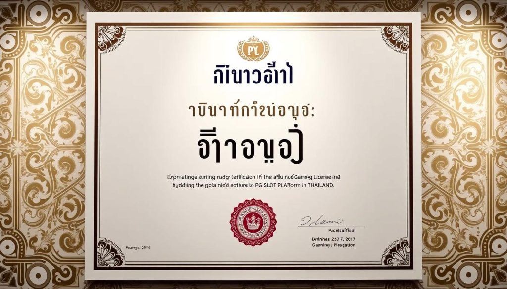 ใบอนุญาตเกมสล็อต